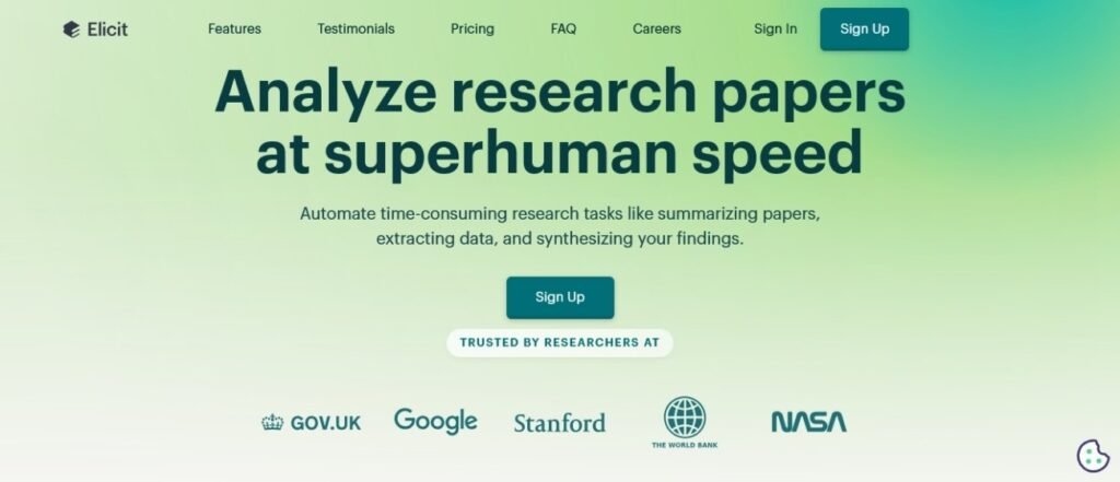 elicit ai review