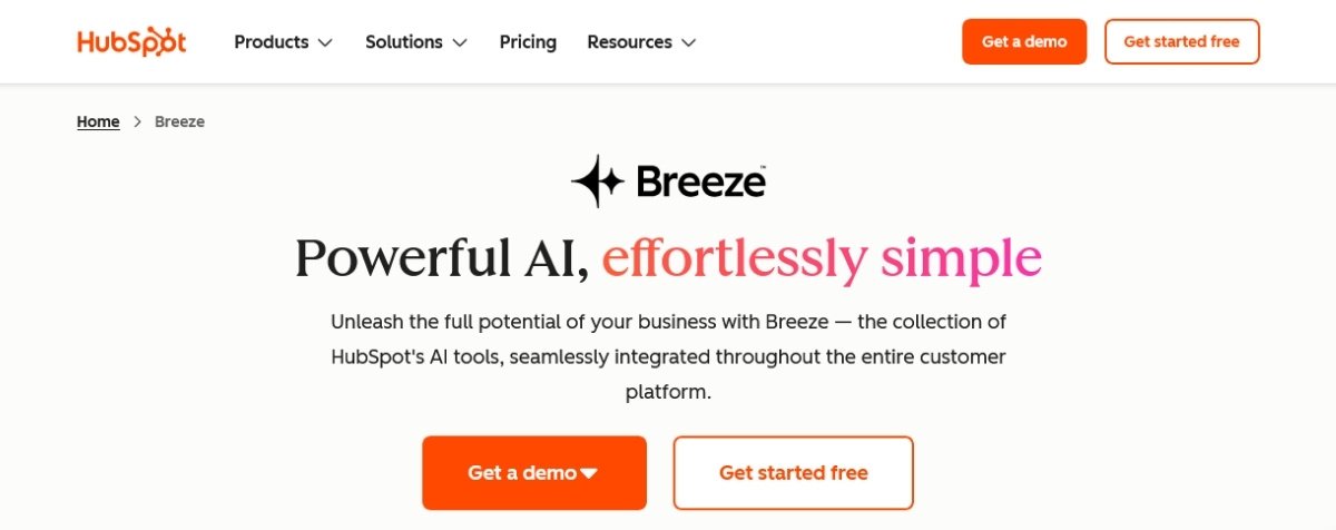 hubspot ai breeze
