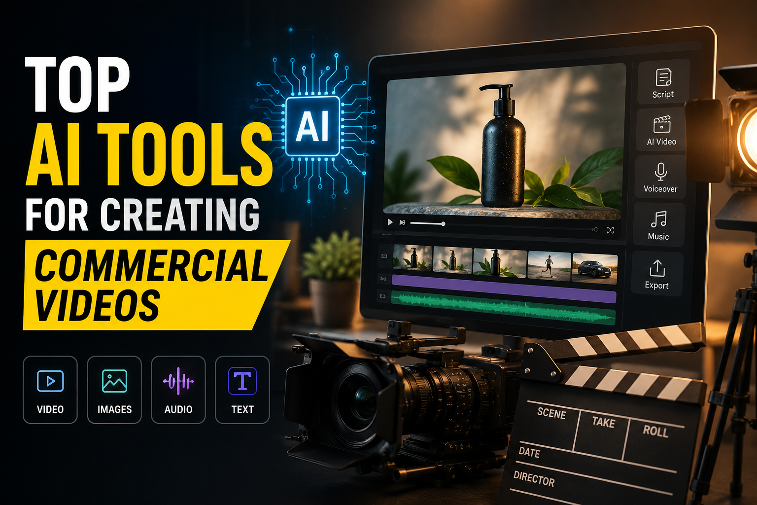 AI tools for creating commercial videos