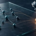 How to find orphan pages with AI before traffic slips 1 A glowing website network with one isolated page node and connecting routes.