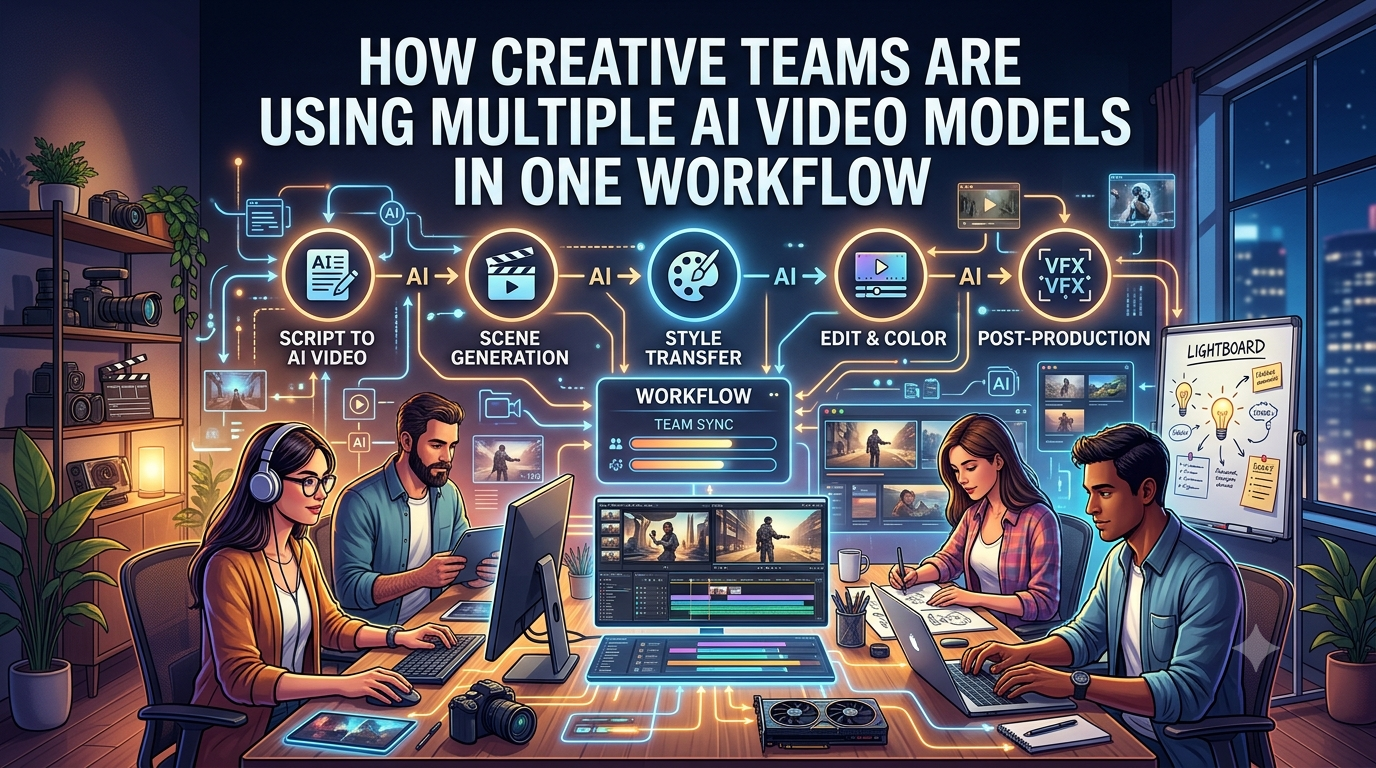 How Creative Teams Are Using Multiple AI Video Models in One Workflow