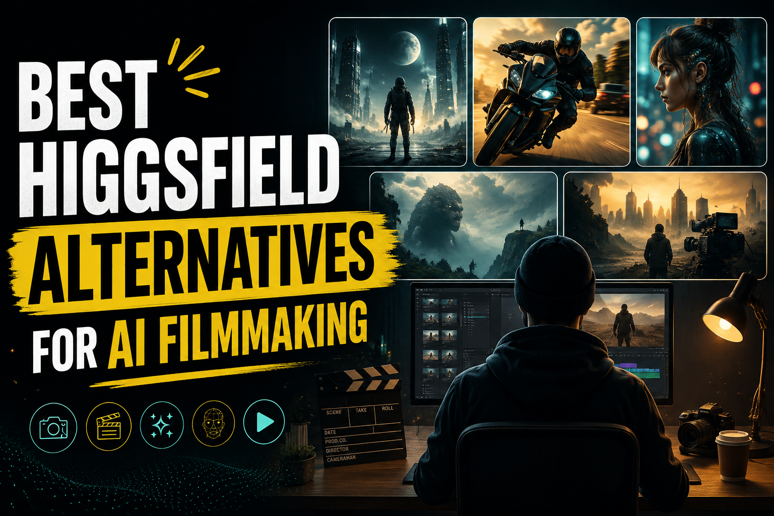 Best Higgsfield alternatives for AI filmmaking