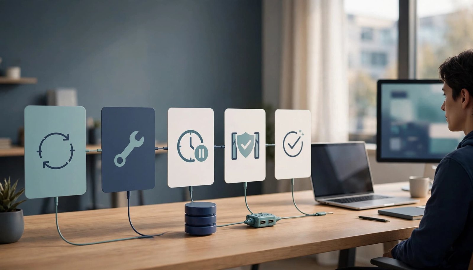 Workflow checkpoints connect retrieval, authorization, and human approval.