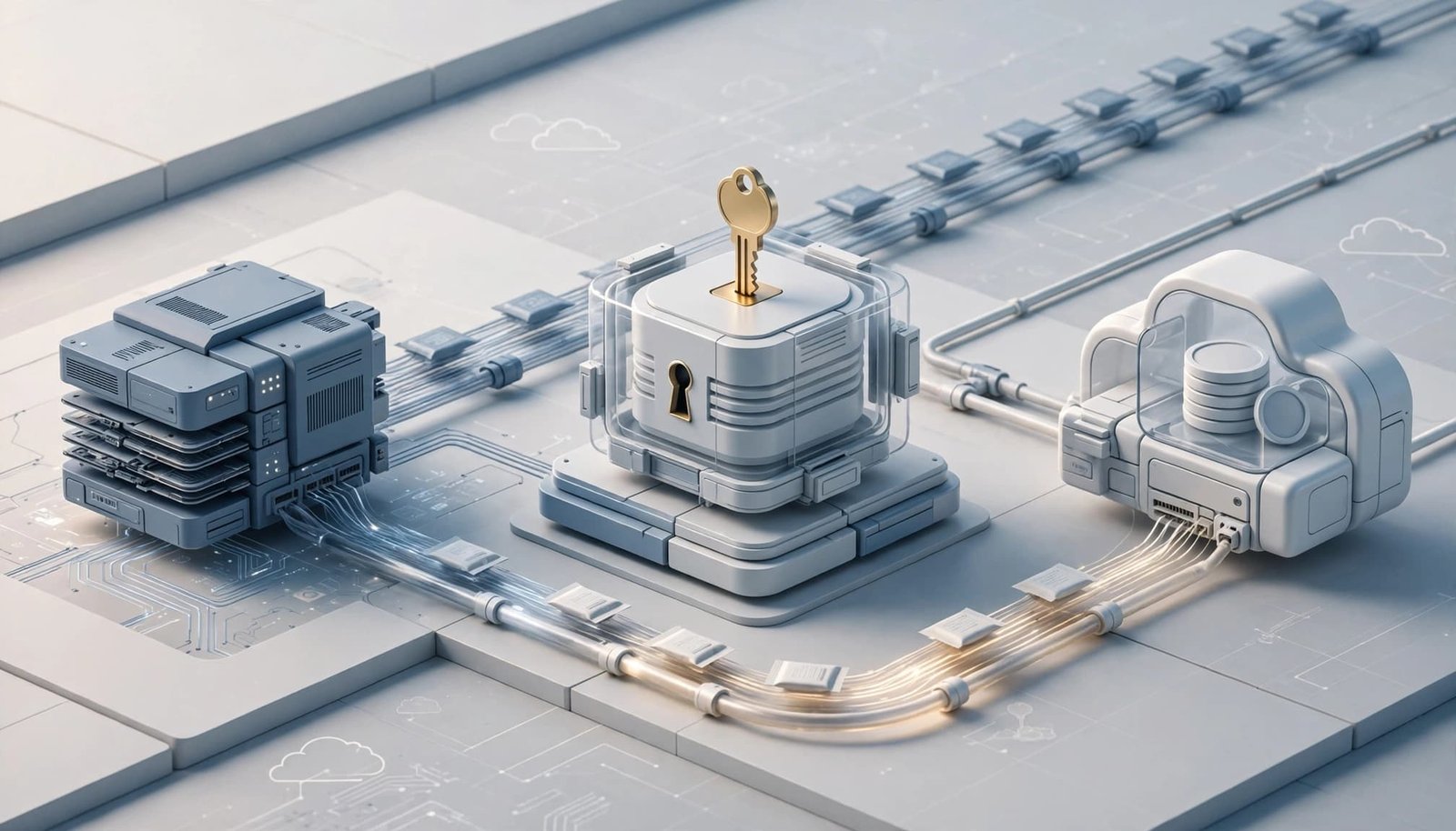 AI Agent Idempotency Keys for Safe Tool Retries 2 A worker connects a keyed central ledger to an external payment service.