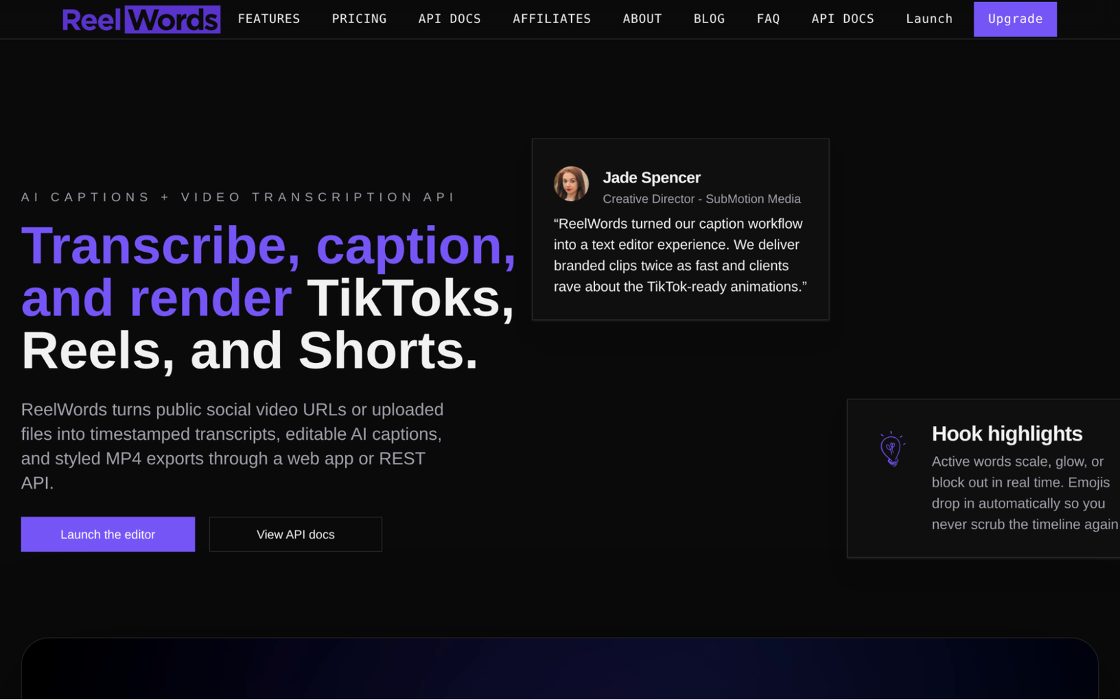 6 Best Auto Caption APIs for Developers and Product Teams 12 image6 image6