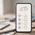 AI Math Solver Apps That Show Each Algebra Step 4 A phone shows algebra steps beside an open notebook and pencil.